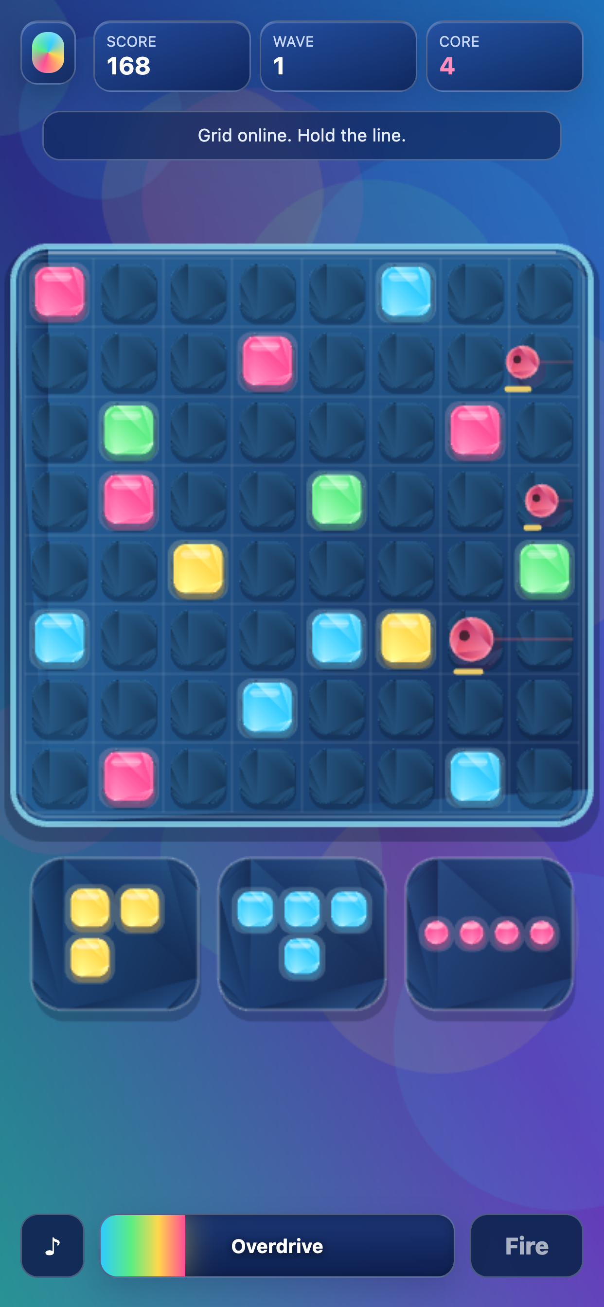 Early wave gameplay screenshot