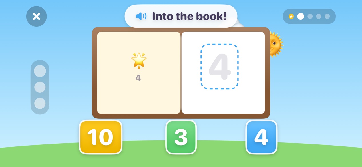 Number School — book activity